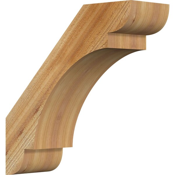 Ekena Millwork 6"W x 18"D x 18"H Olympic Rough Sawn Knee Brace, Western Red Cedar BRC06X18X18OLY00RWR - main